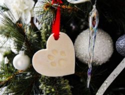 Paw Print Christmas Ornament A Holiday Keepsake