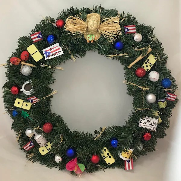 Puerto rico christmas ornament