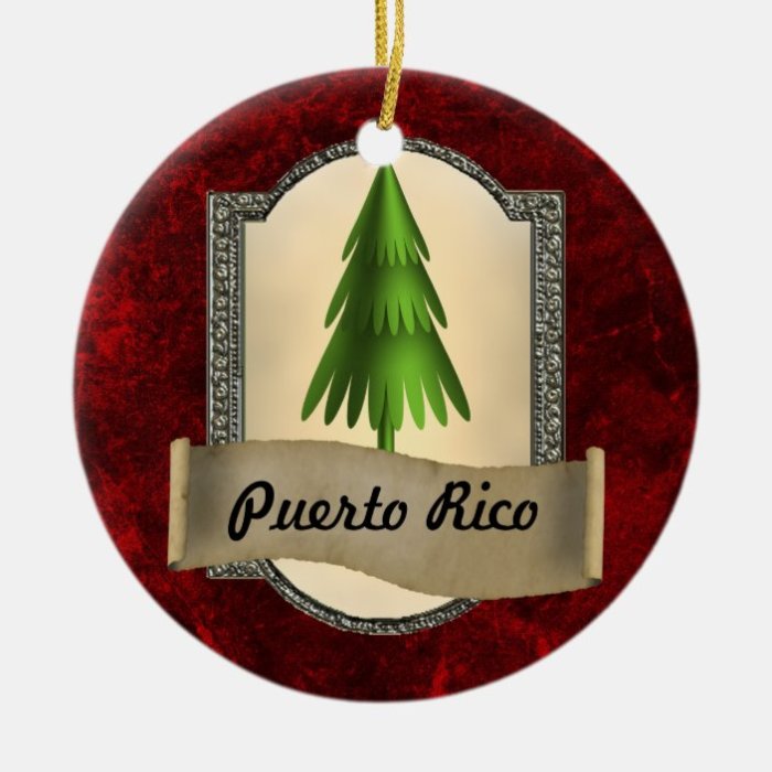 Puerto rico christmas ornament